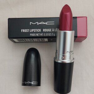 MAC Frost Lipstick 311 New York Apple red  full size  shimmer NIB